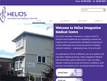 Tablet Screenshot of helios.co.nz